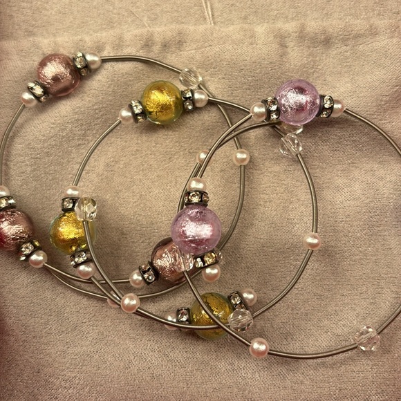 Murano Glass Bead Bracelets Red Envelope - Picture 4 of 4